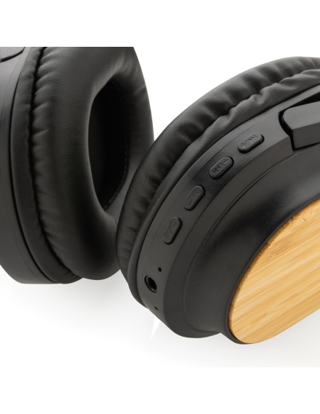 Cuffie wireless pieghevoli Elite RCS in bambù